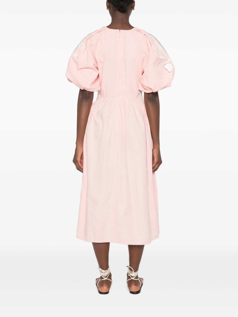 Stine Goya Stine Goya Broderie-anglaise Puff-sleeve Dress, view 5