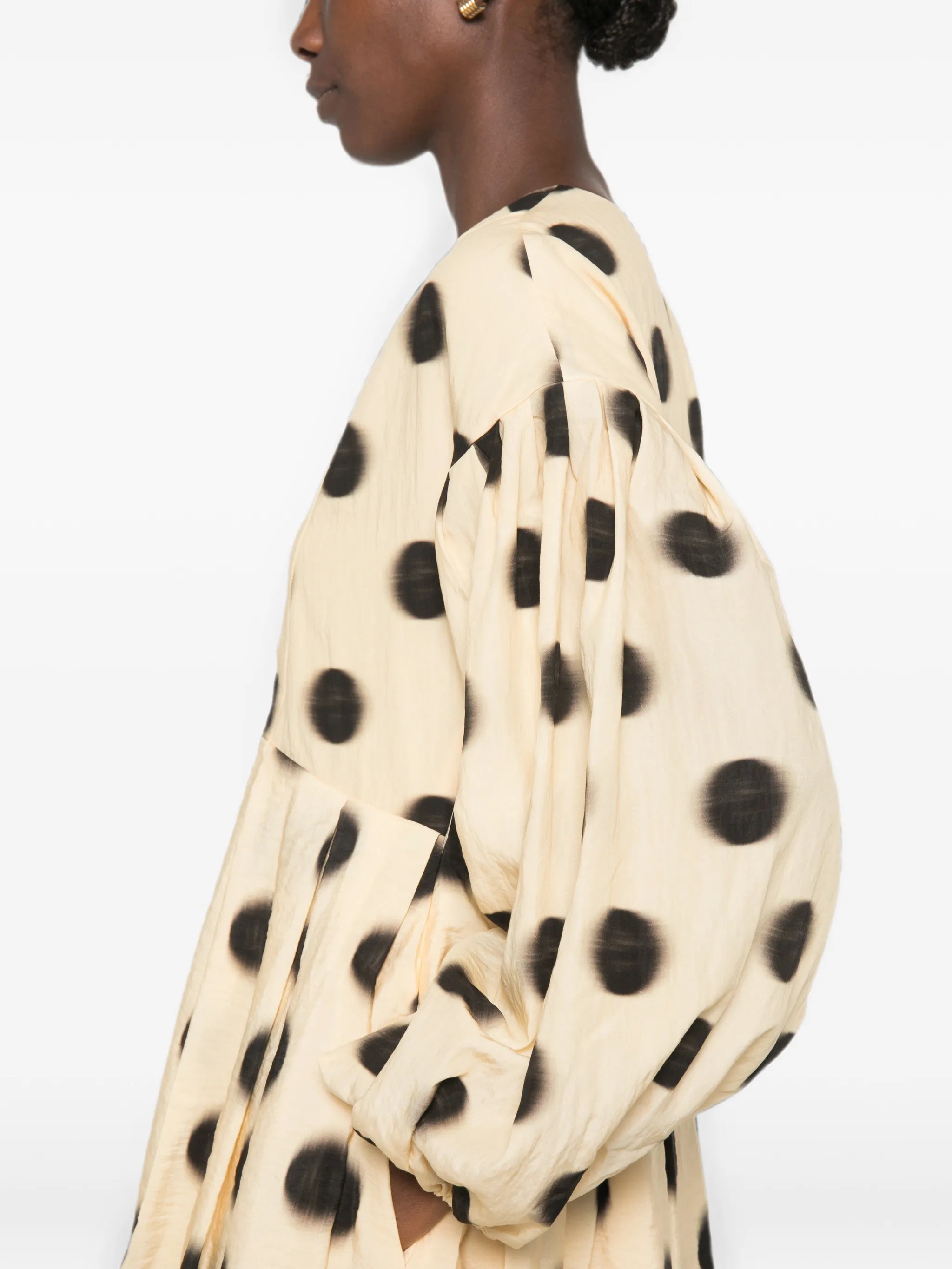 Stine Goya Stine Goya Polka-dot Balloon-sleeve Dress, view 2