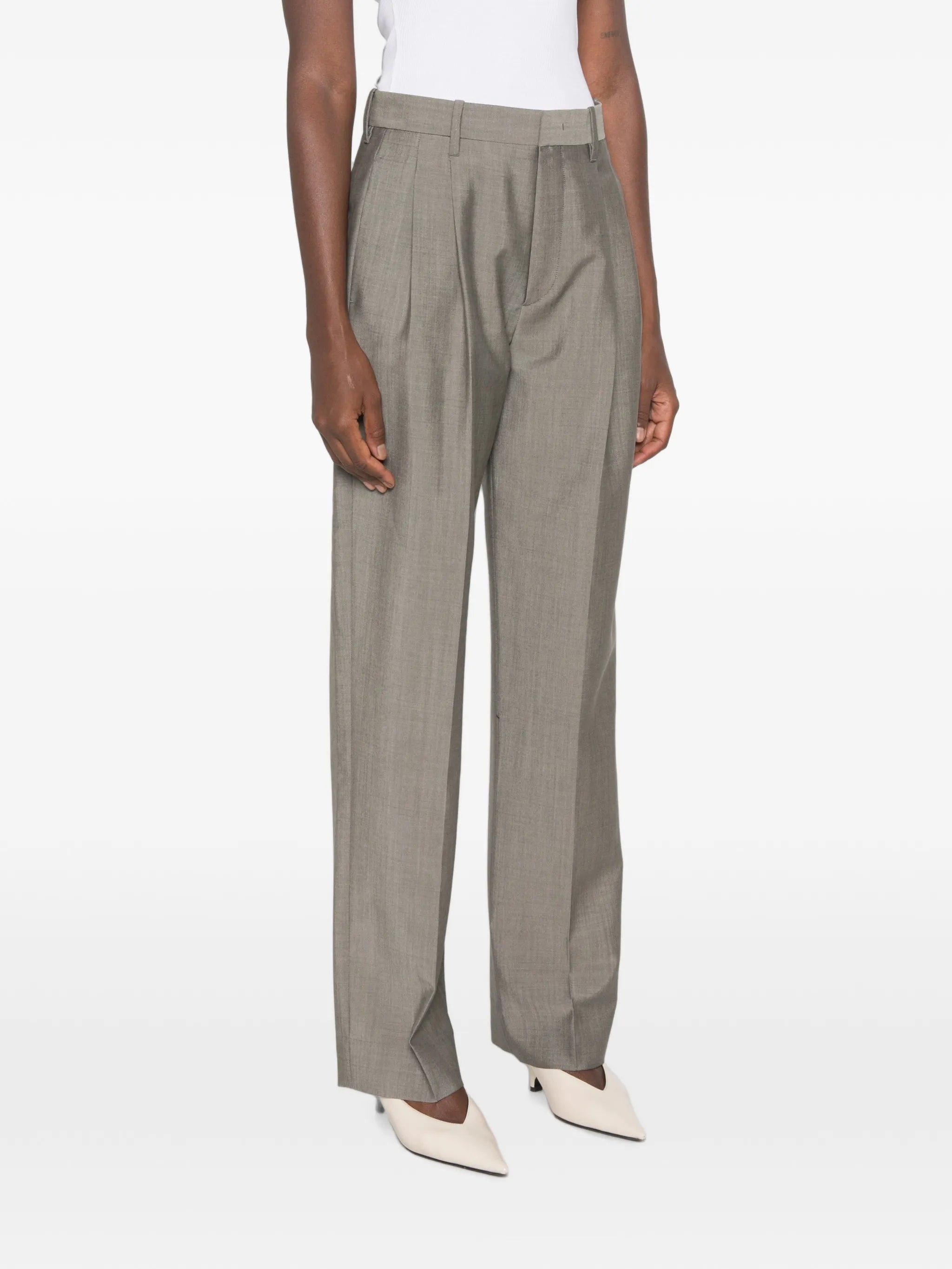 Victoria Beckham Victoria Beckham Pleated-design Trousers, view 2
