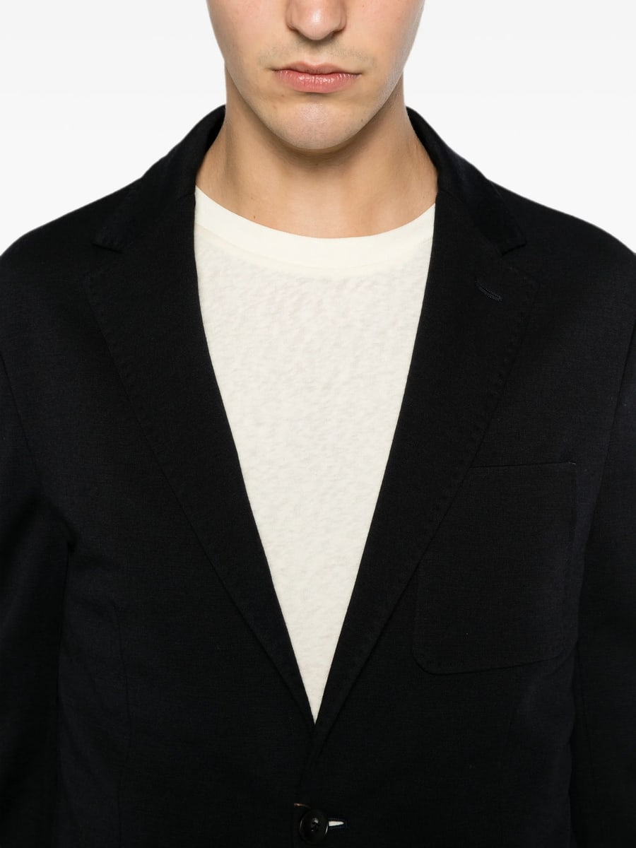 Canali Canali Single-breasted Notched-lapel Blazer, view 5
