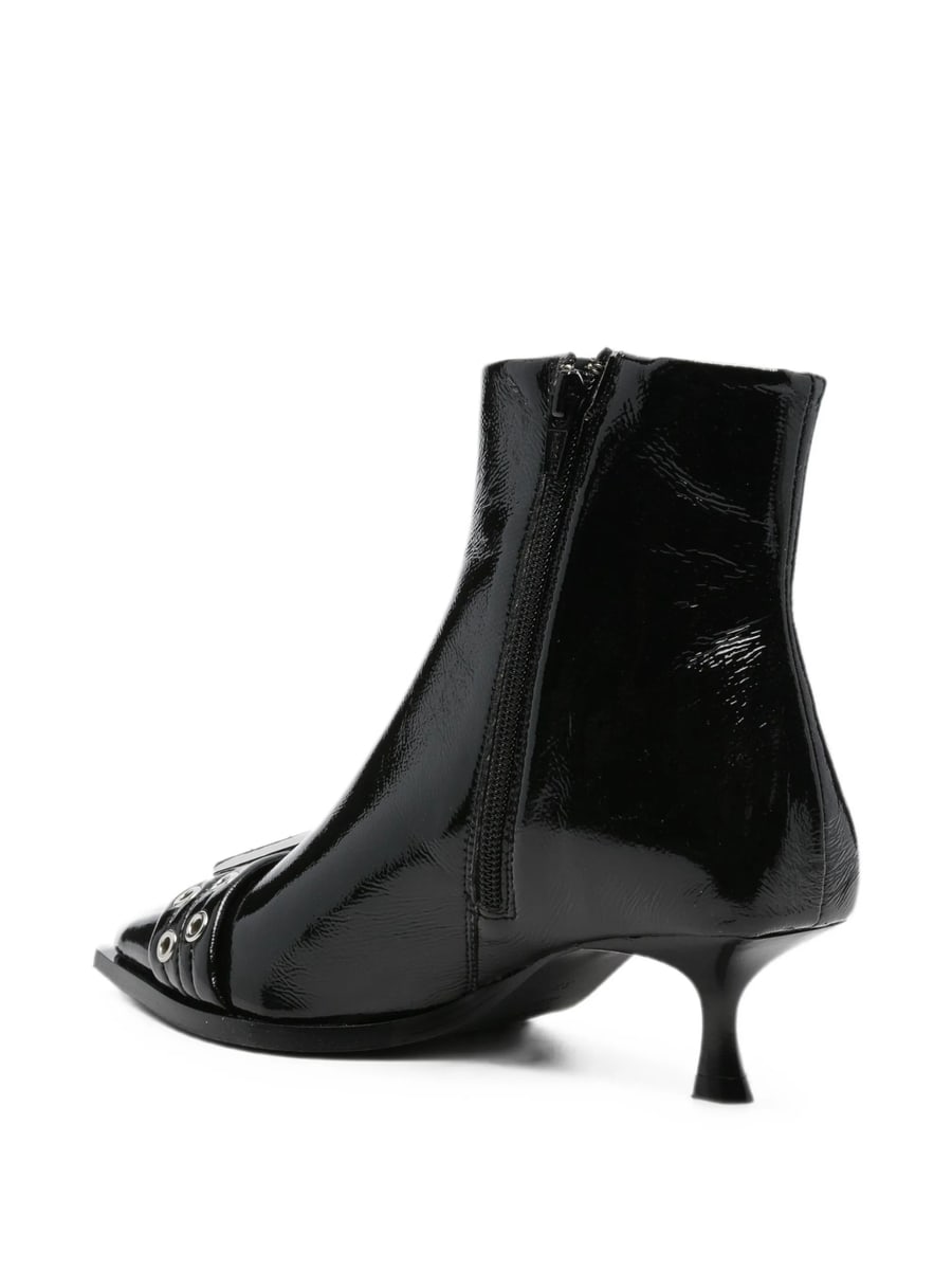 Ganni Ganni Pointed-toe Ankle Boots, view 4
