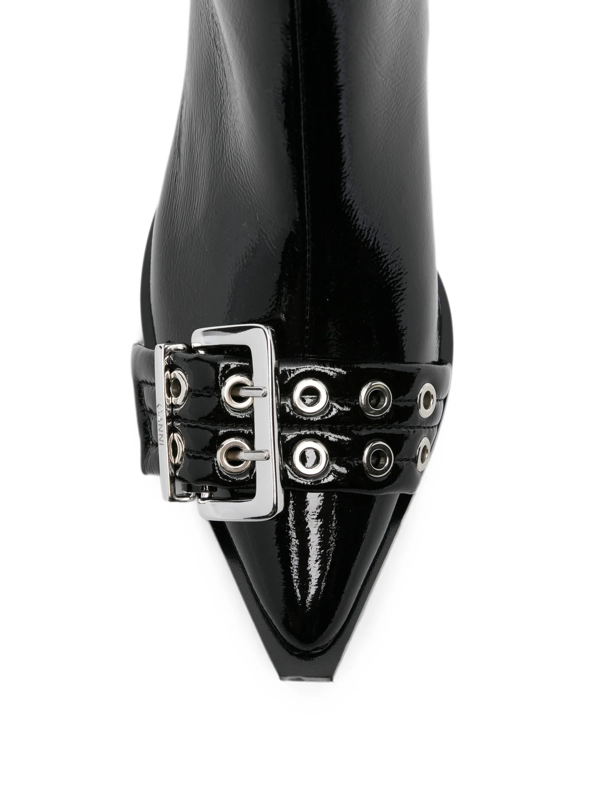Ganni Ganni Pointed-toe Ankle Boots, view 2