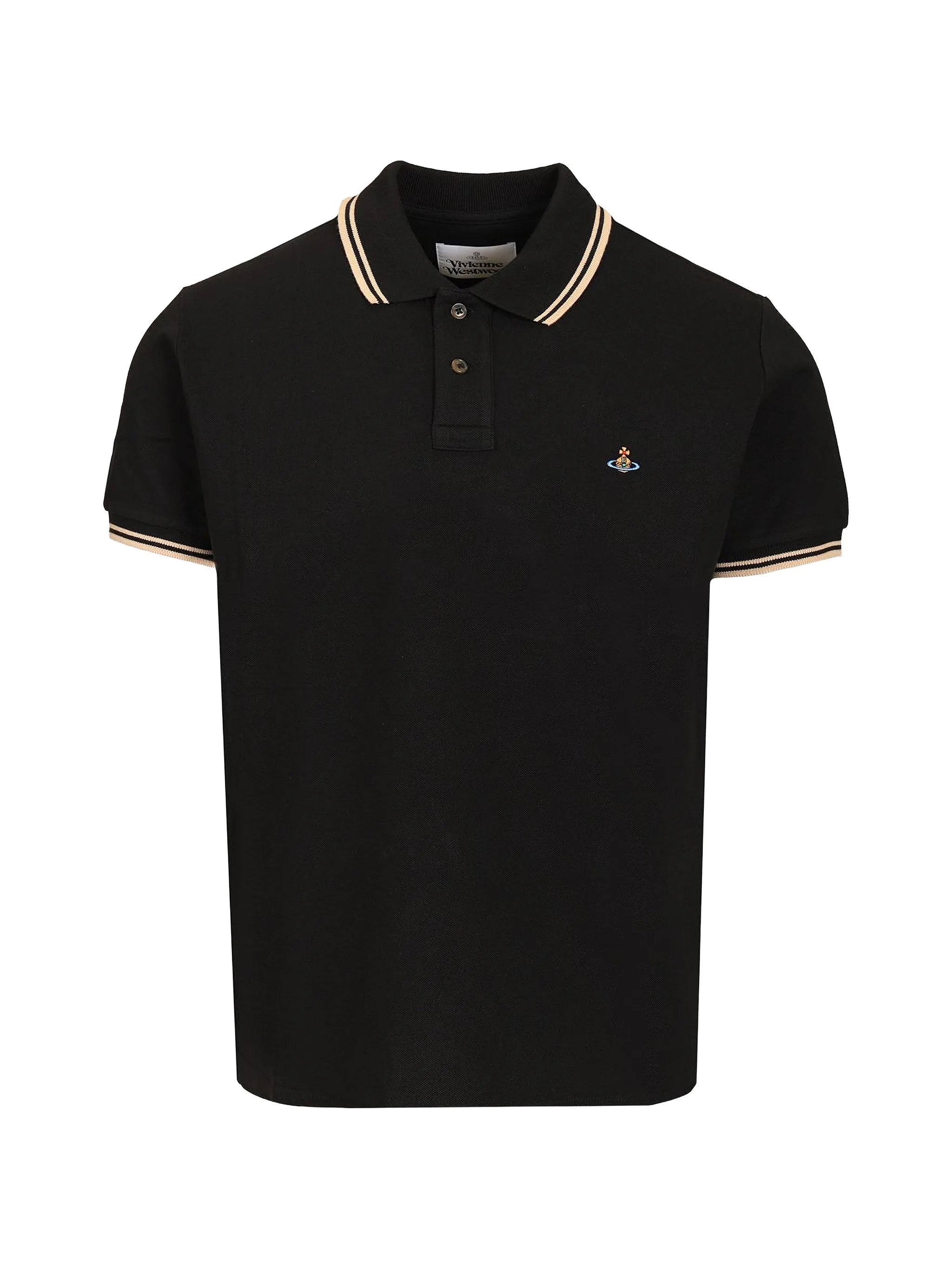 Vivienne Westwood Vivienne Westwood Orb-embroidered Tipped Polo Shirt