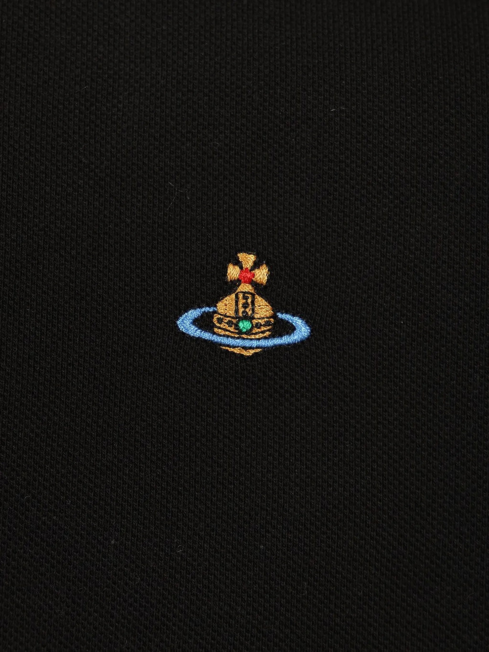 Vivienne Westwood Vivienne Westwood Orb-embroidered Tipped Polo Shirt, view 2