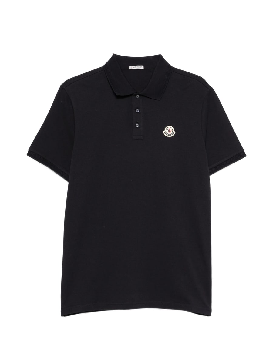 Moncler Moncler Logo-patch Polo Shirt