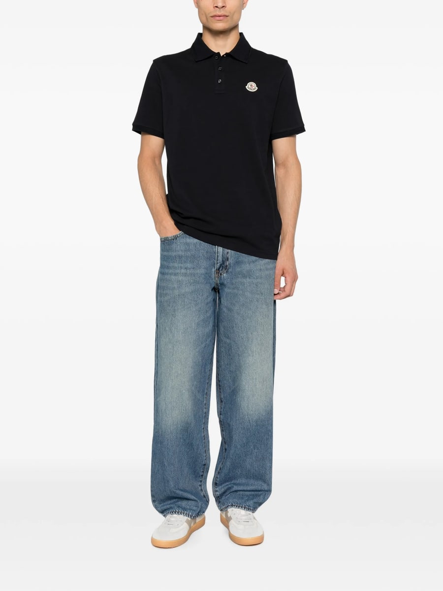 Moncler Moncler Logo-patch Polo Shirt, view 2