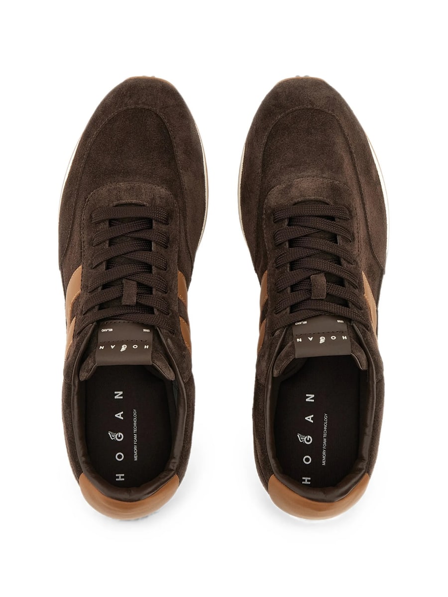 Hogan Hogan H699 Logo-patch Sneakers, view 3