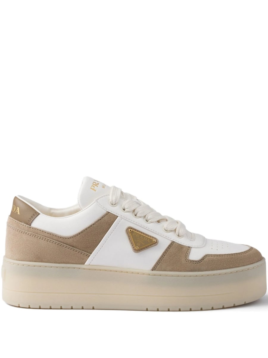Prada Prada Downtown Suede Sneakers