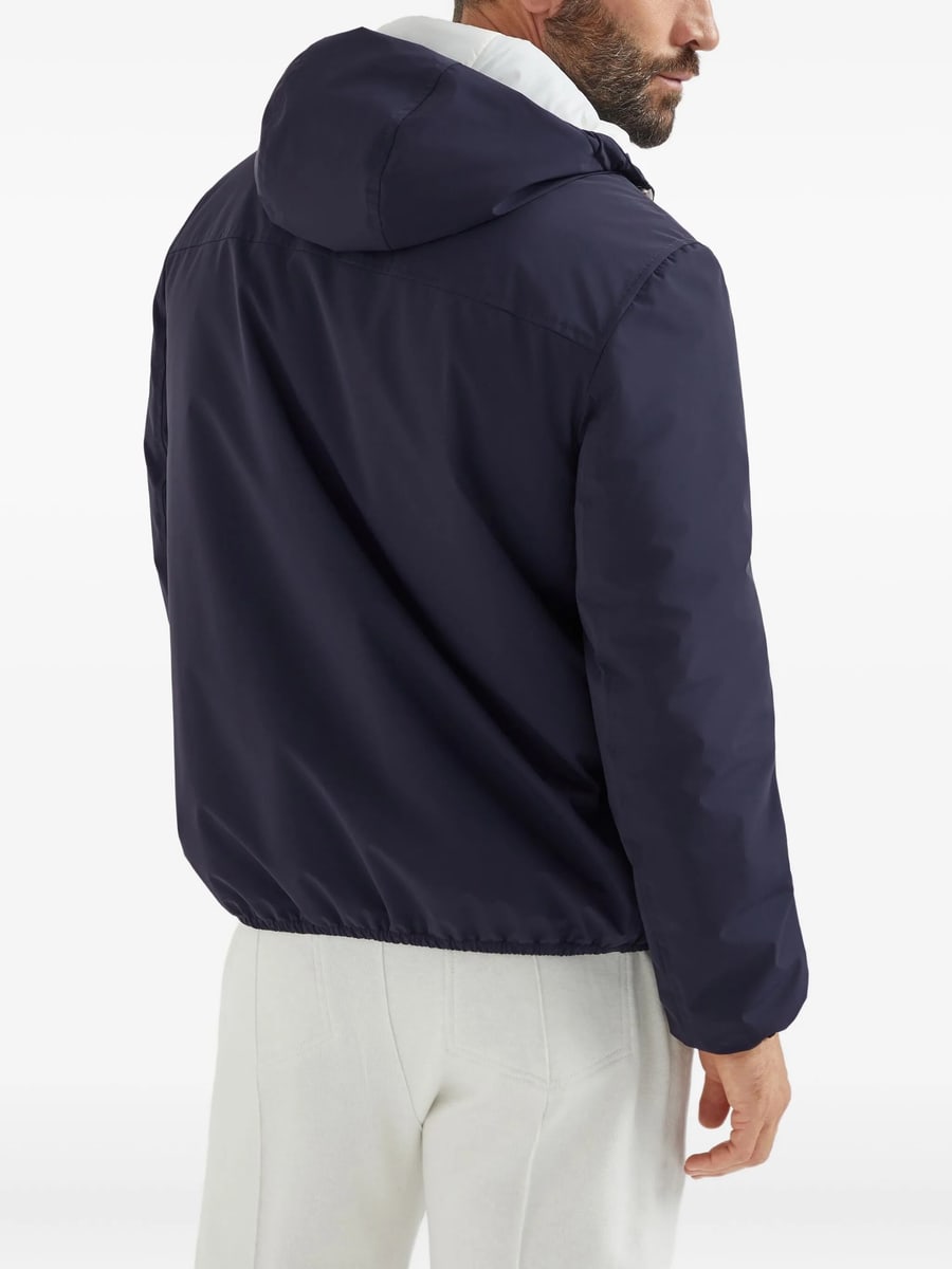 Brunello Cucinelli Brunello Cucinelli Zip-up Bomber Jacket, view 4