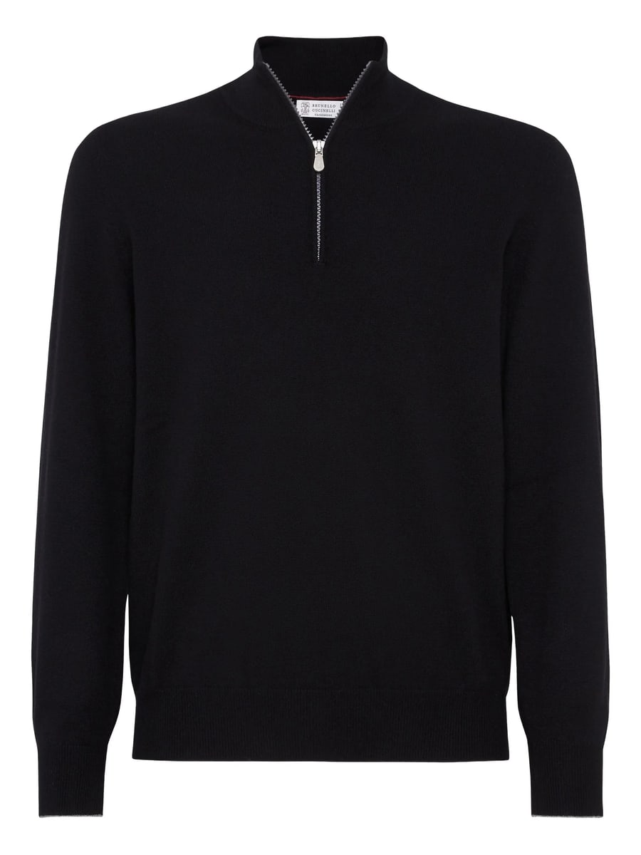 Brunello Cucinelli Brunello Cucinelli Cashmere Half-zip Sweater