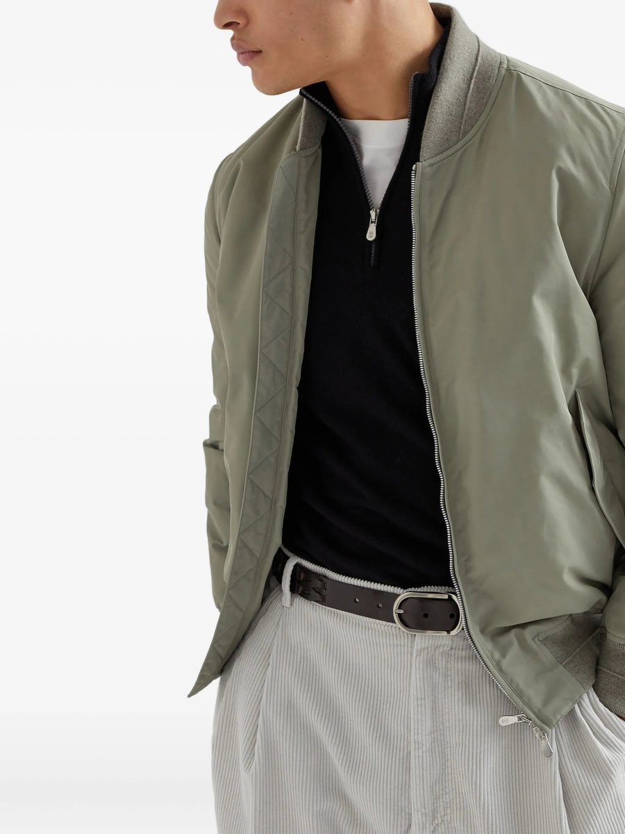 Brunello Cucinelli Brunello Cucinelli Cashmere Half-zip Sweater, view 5