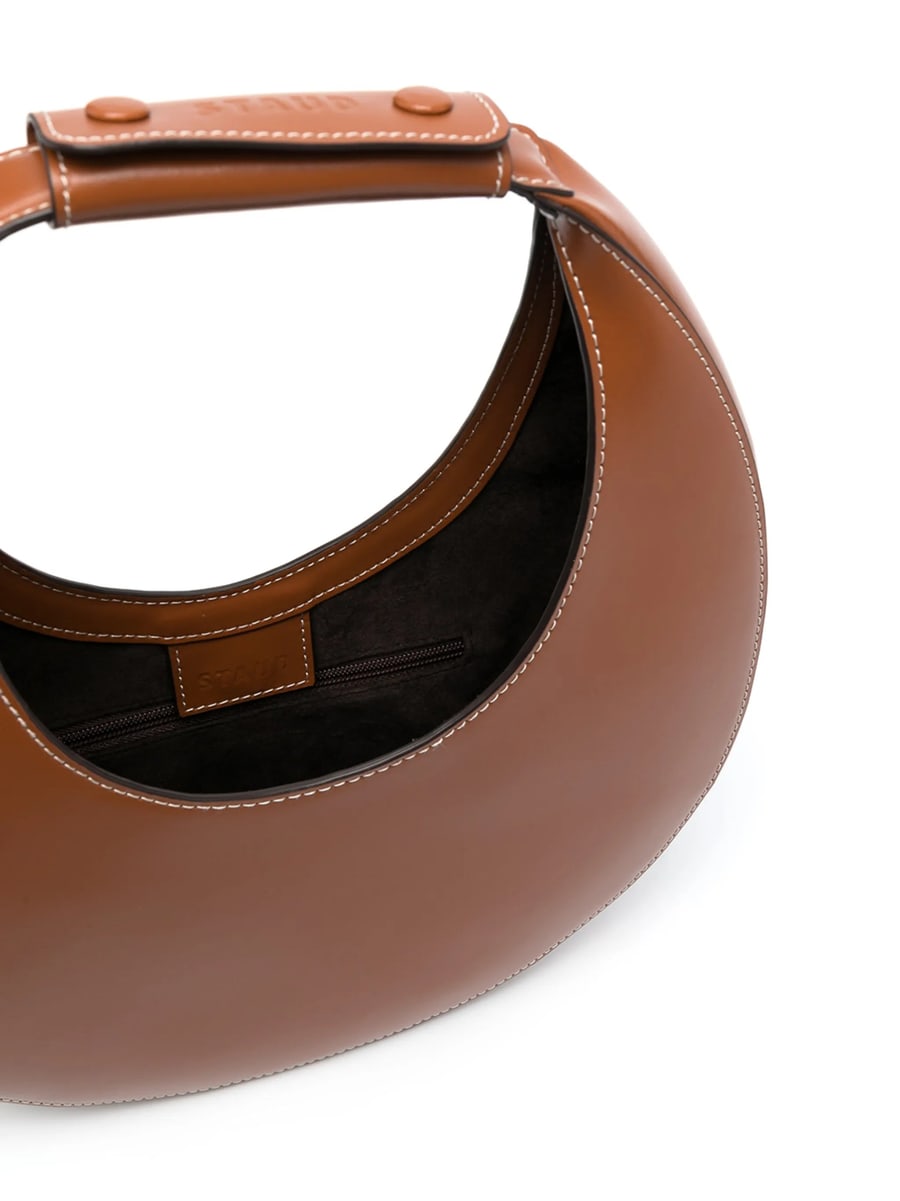 Staud Staud Moon Leather Shoulder Bag, view 2