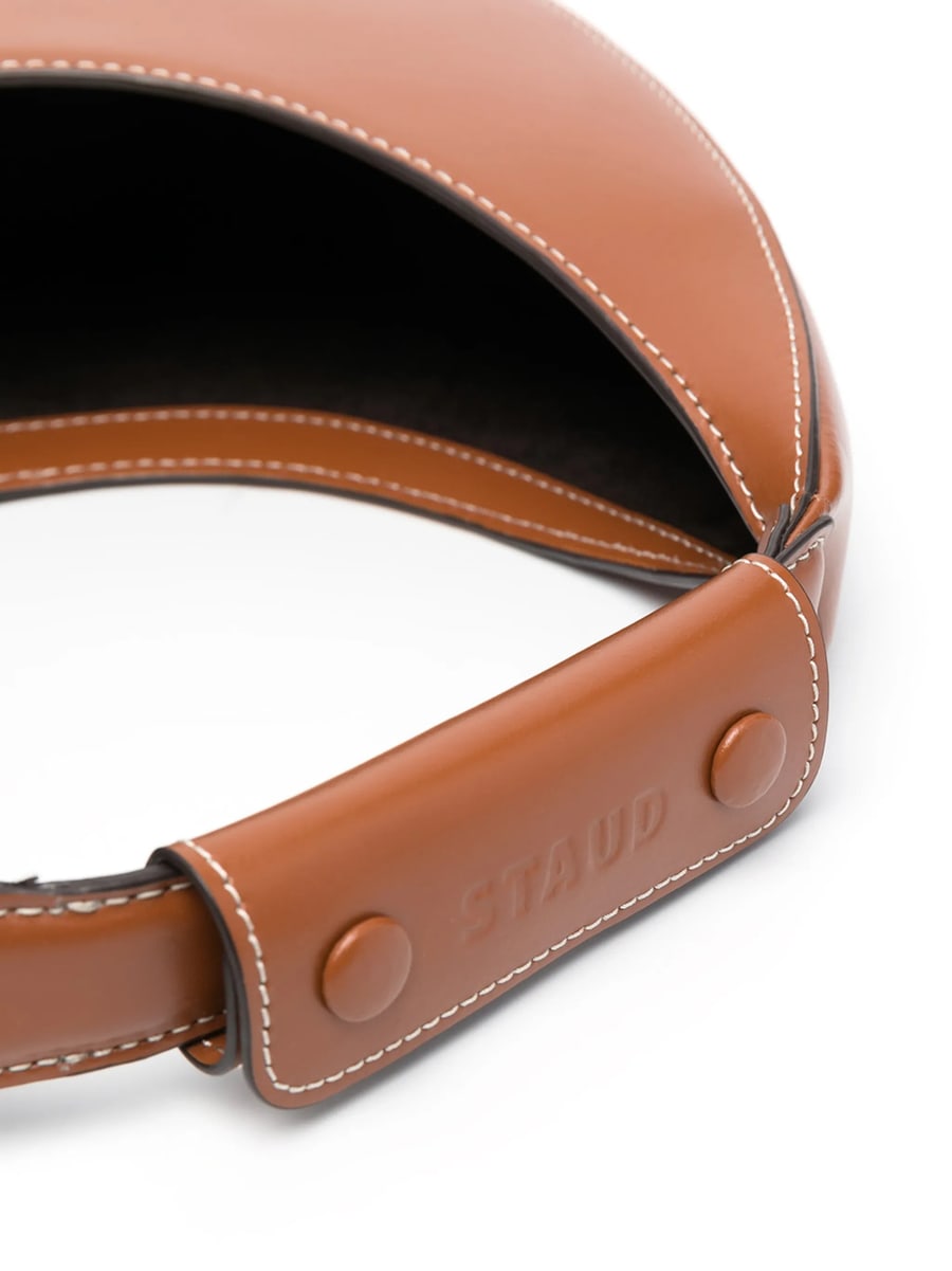 Staud Staud Moon Leather Shoulder Bag, view 3
