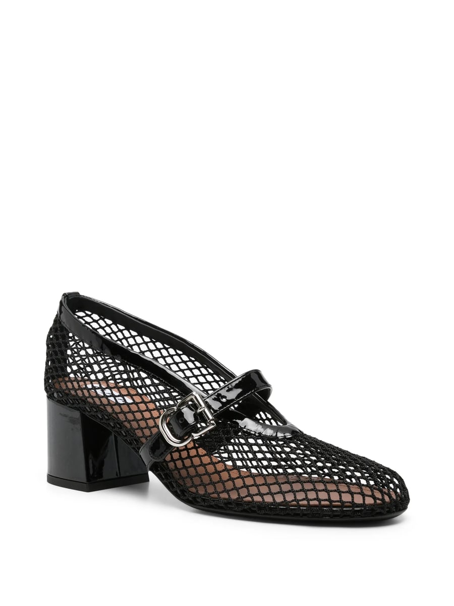 Alaïa Alaïa Fishnet Buckle-fastening Pumps, view 3
