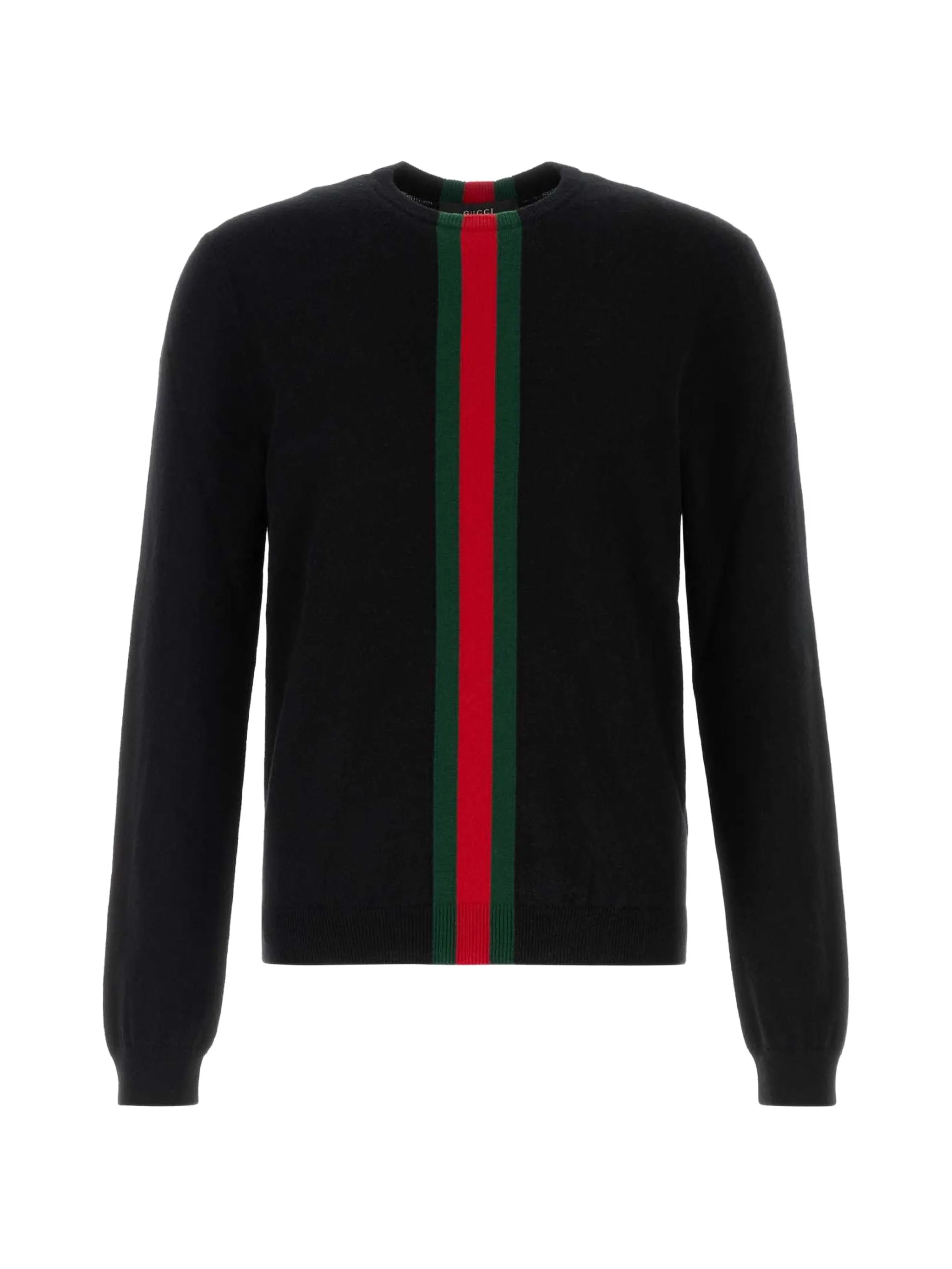 Gucci Gucci Web-stripe Cashmere Sweater