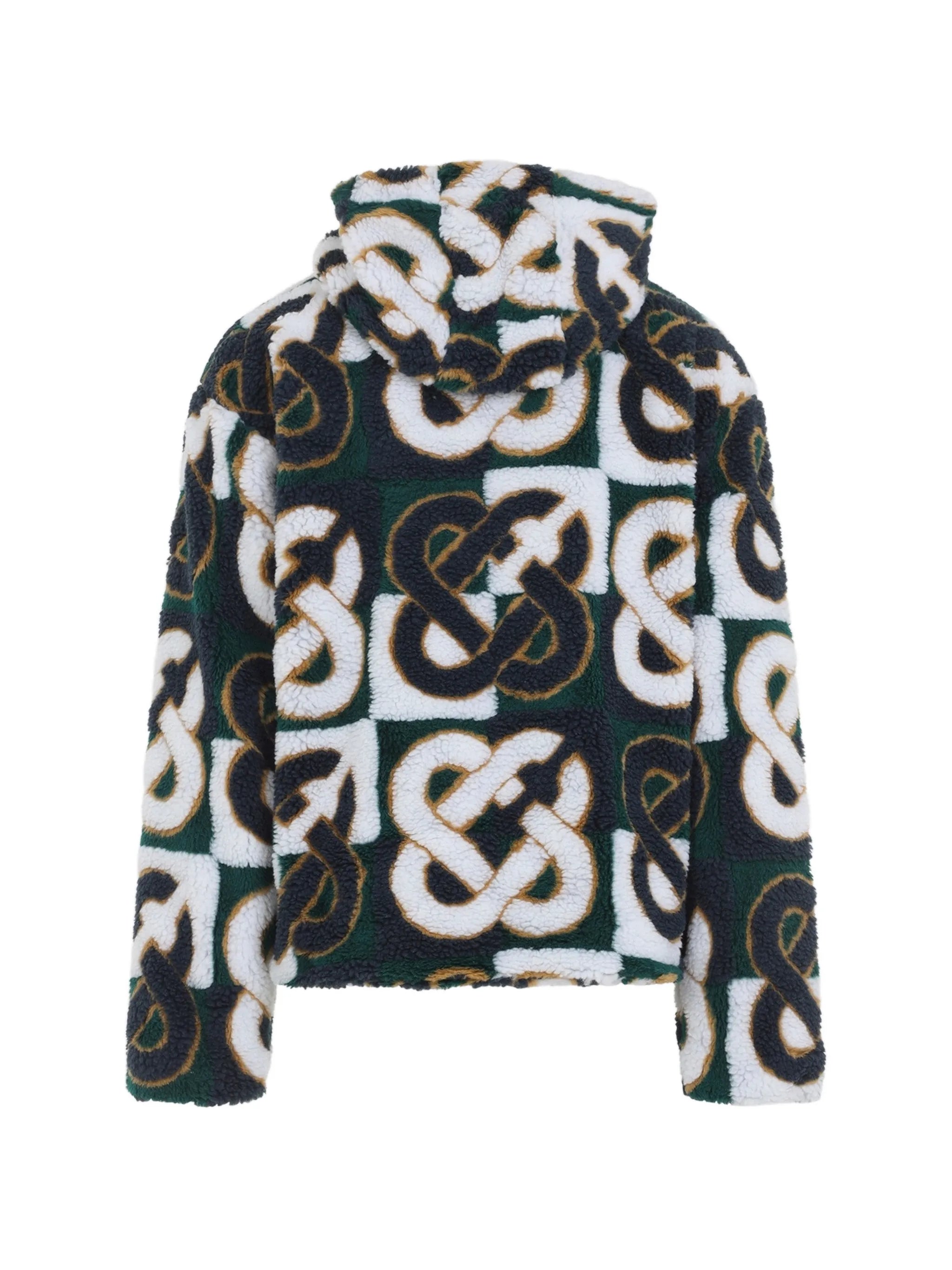 Casablanca Casablanca Monogram-pattern Fleece Jacket, view 2