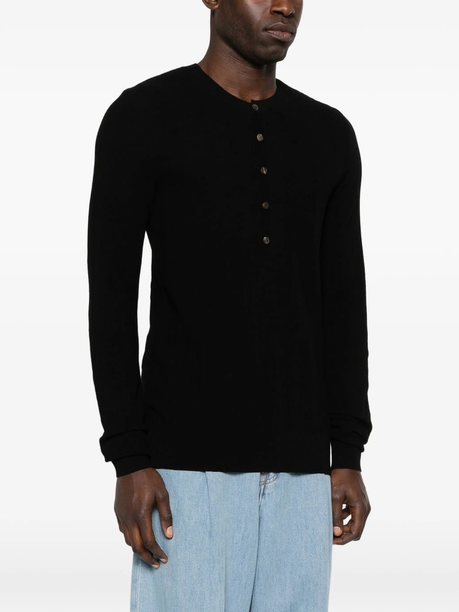 Dries Van Noten Dries Van Noten Button Knitted Polo Shirt, view 2
