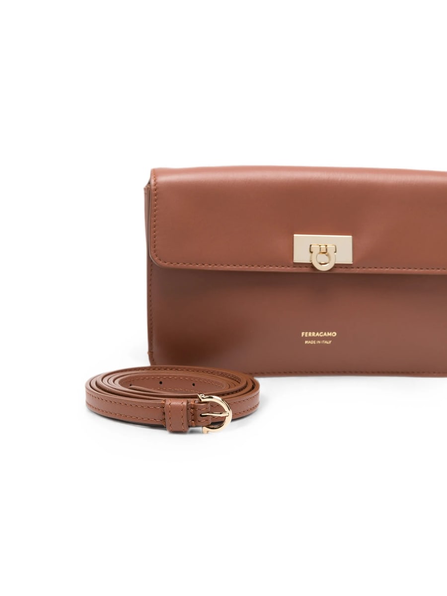 Ferragamo Ferragamo Flat Gancini Minibag, view 4
