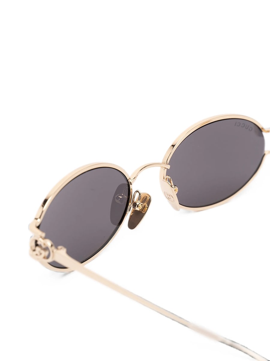 Gucci Gucci Interlocking G Oval-frame Sunglasses, view 5
