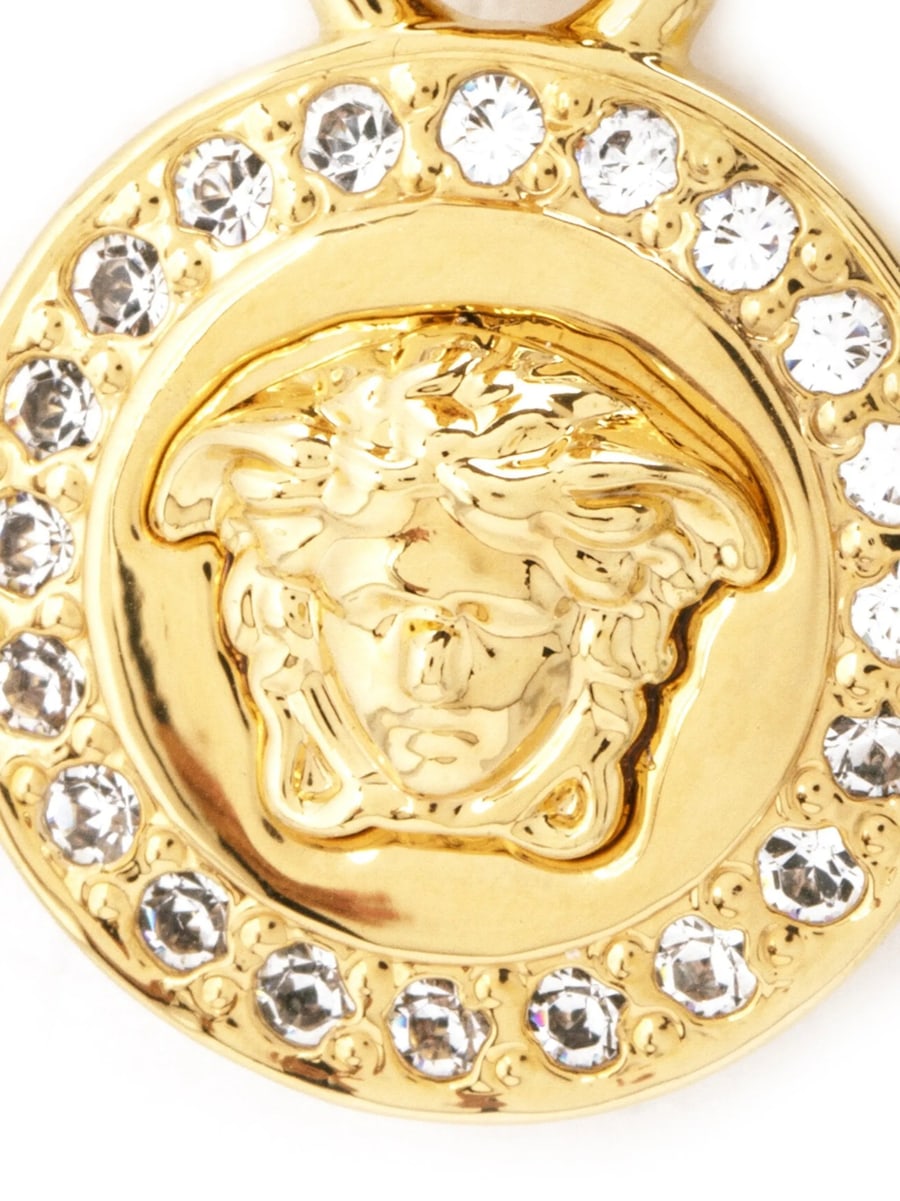 Versace Versace La Medusa Crystal Earrings, view 4