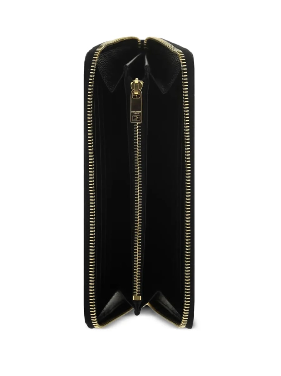 Saint Laurent Saint Laurent Monogram Zip-around Wallet, view 2