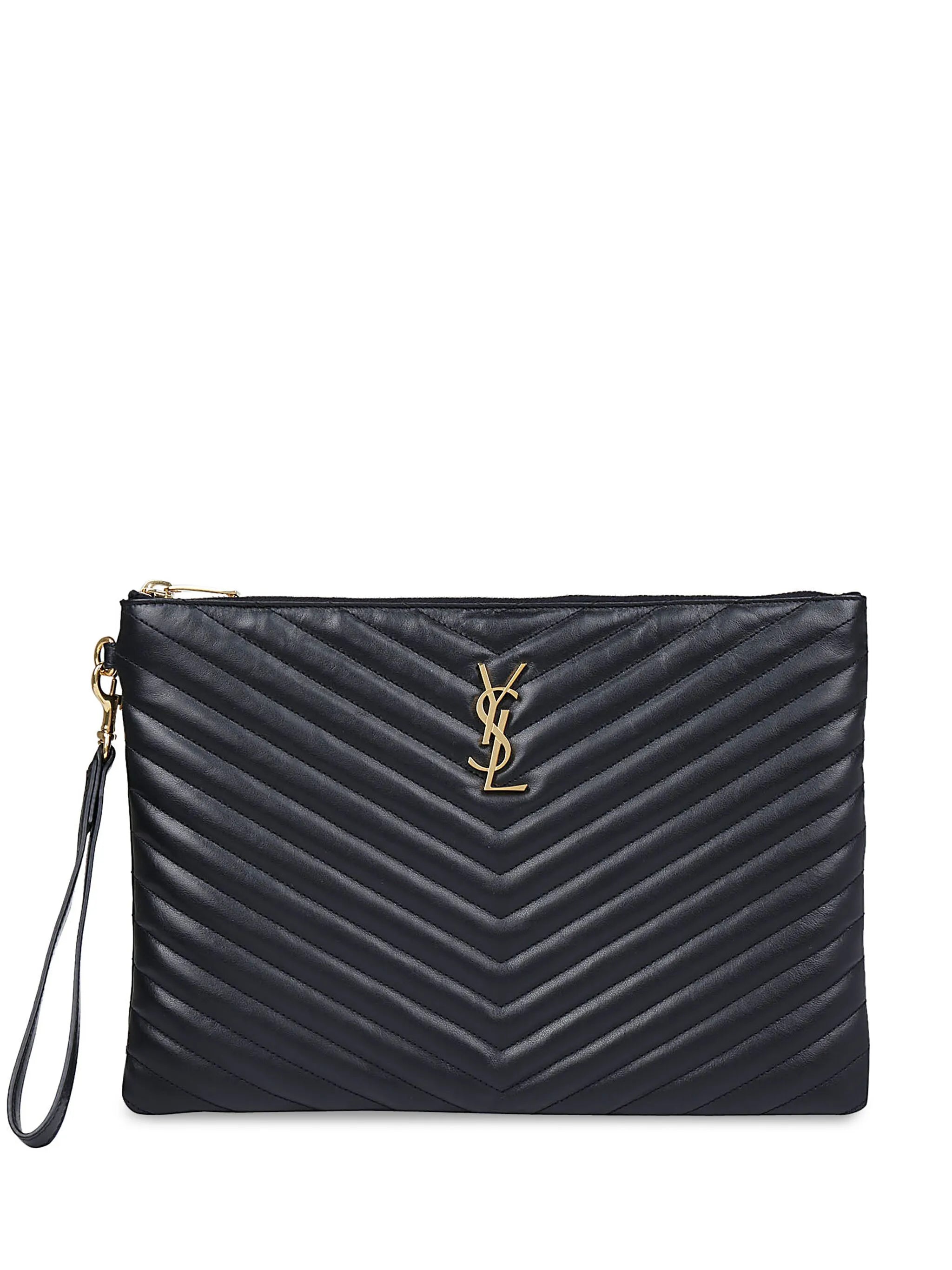 Saint Laurent Saint Laurent Quilted Clutch Bag