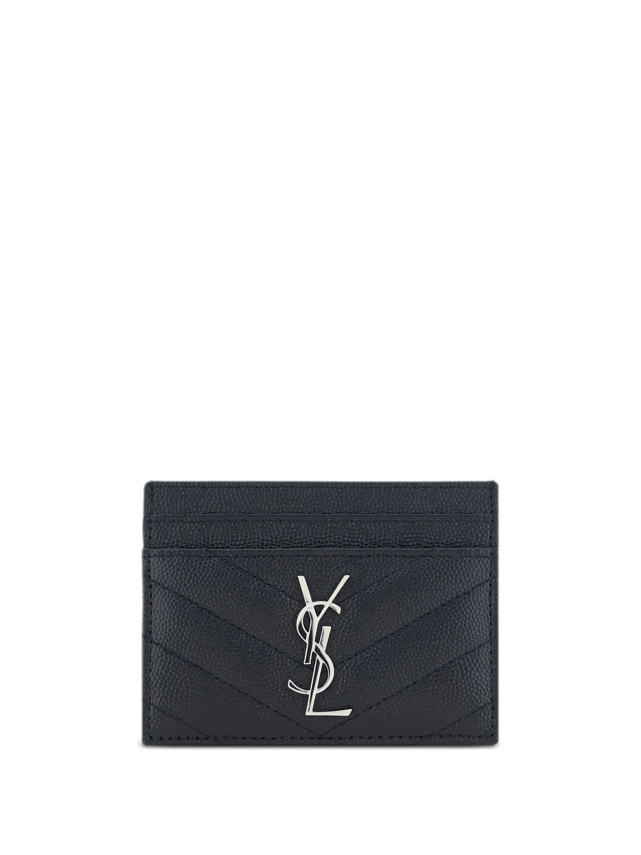 Saint Laurent Saint Laurent Quilted Monogram Cardholder