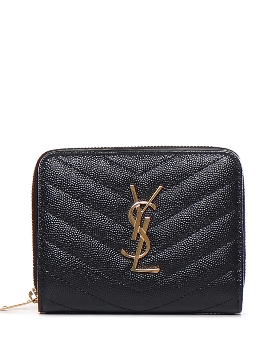 Saint Laurent Saint Laurent Chevron Logo Wallet