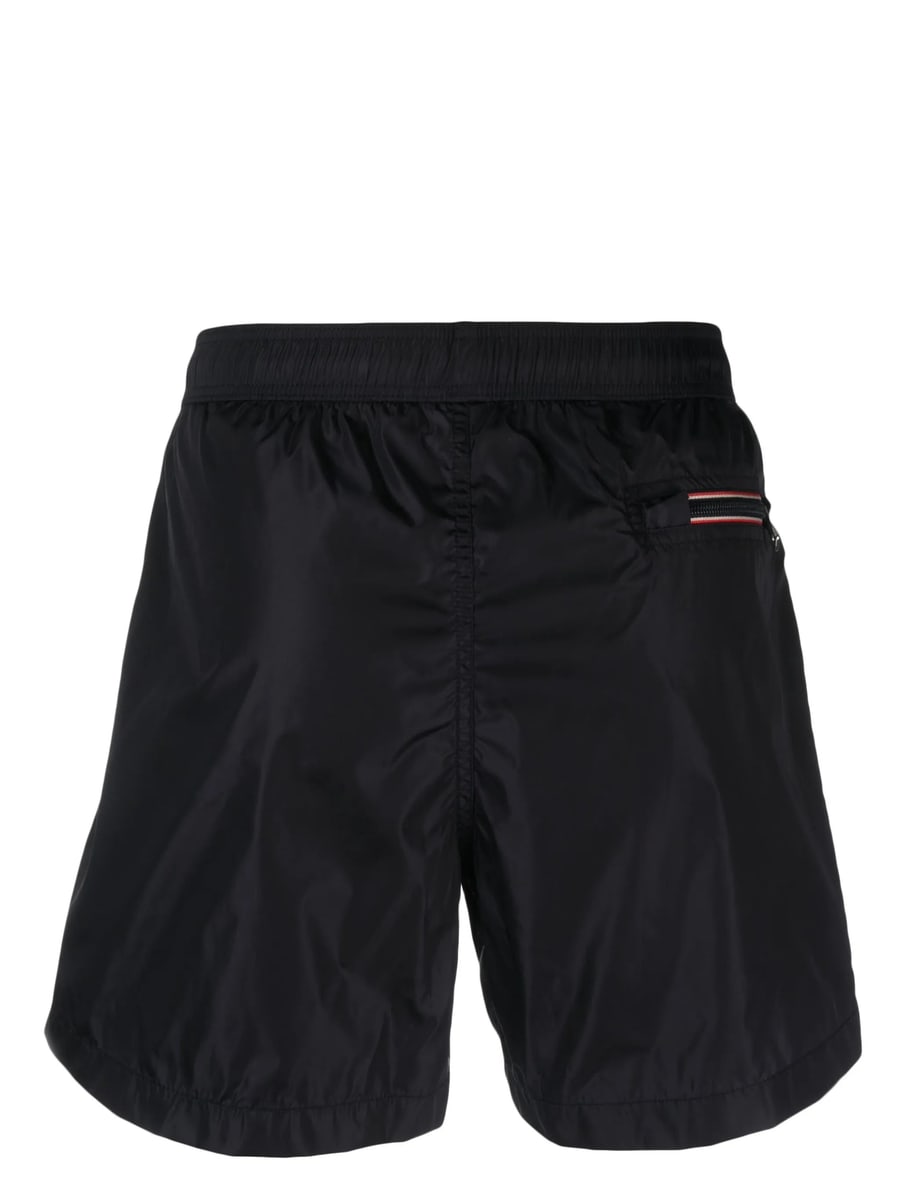Moncler Moncler Logo Swim Shorts, view 2