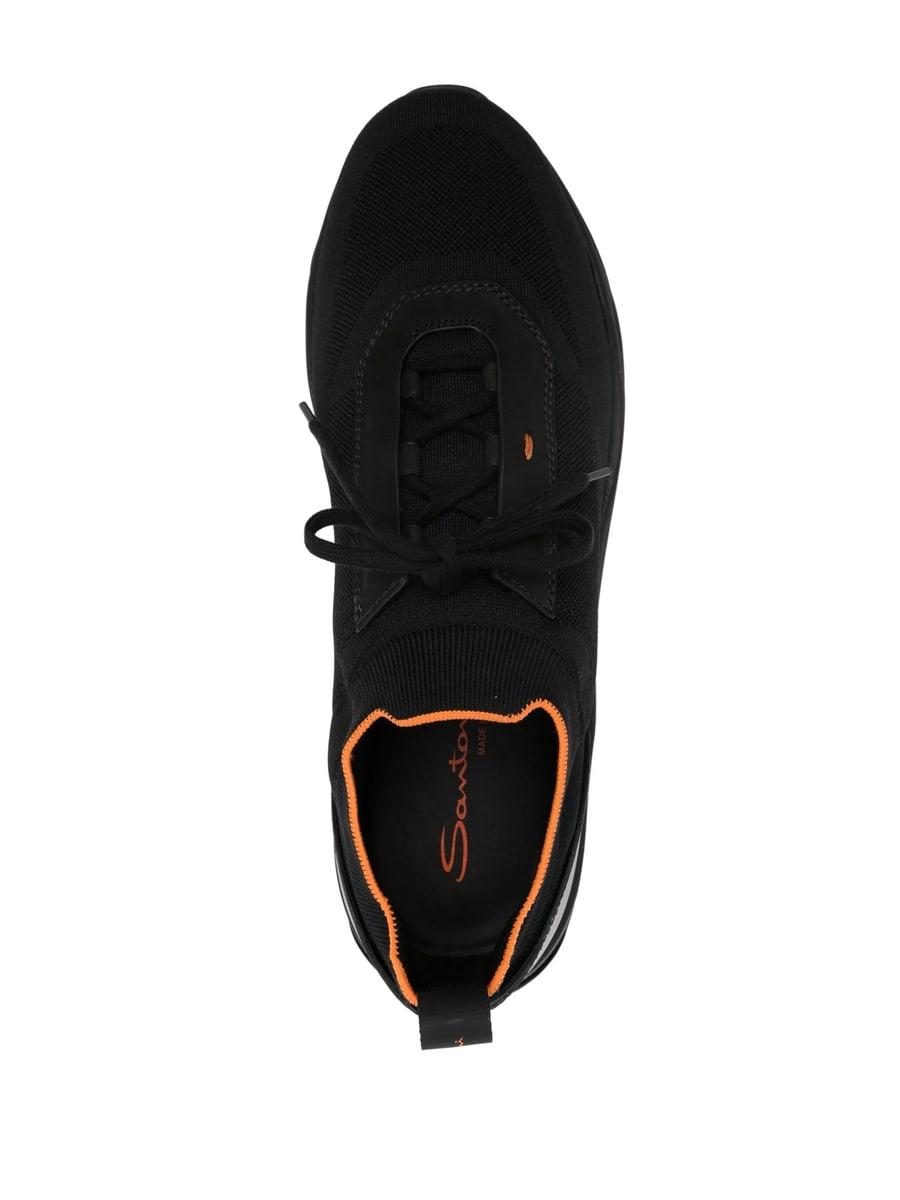 Santoni Santoni Stretch Knit Sneakers, view 4