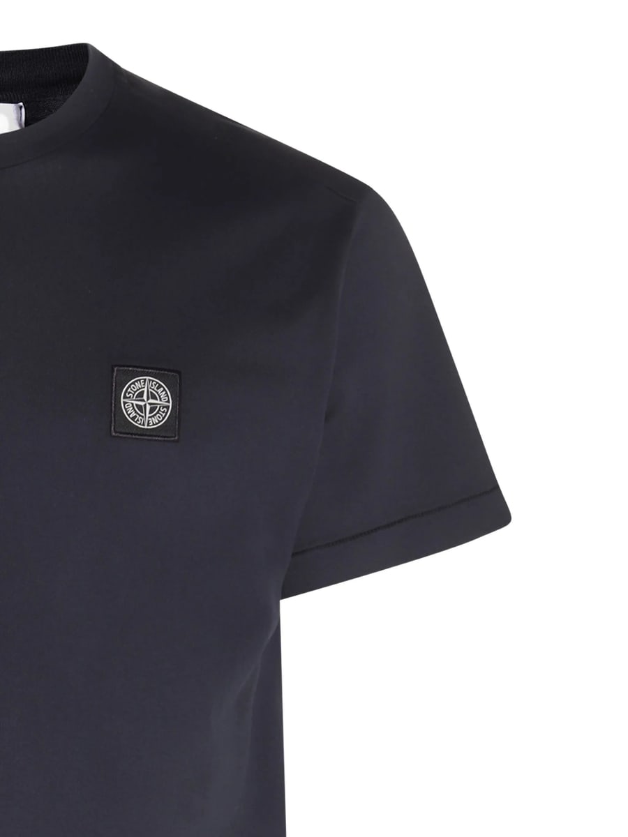Stone Island Stone Island Compass-patch Jersey T-shirt, view 2