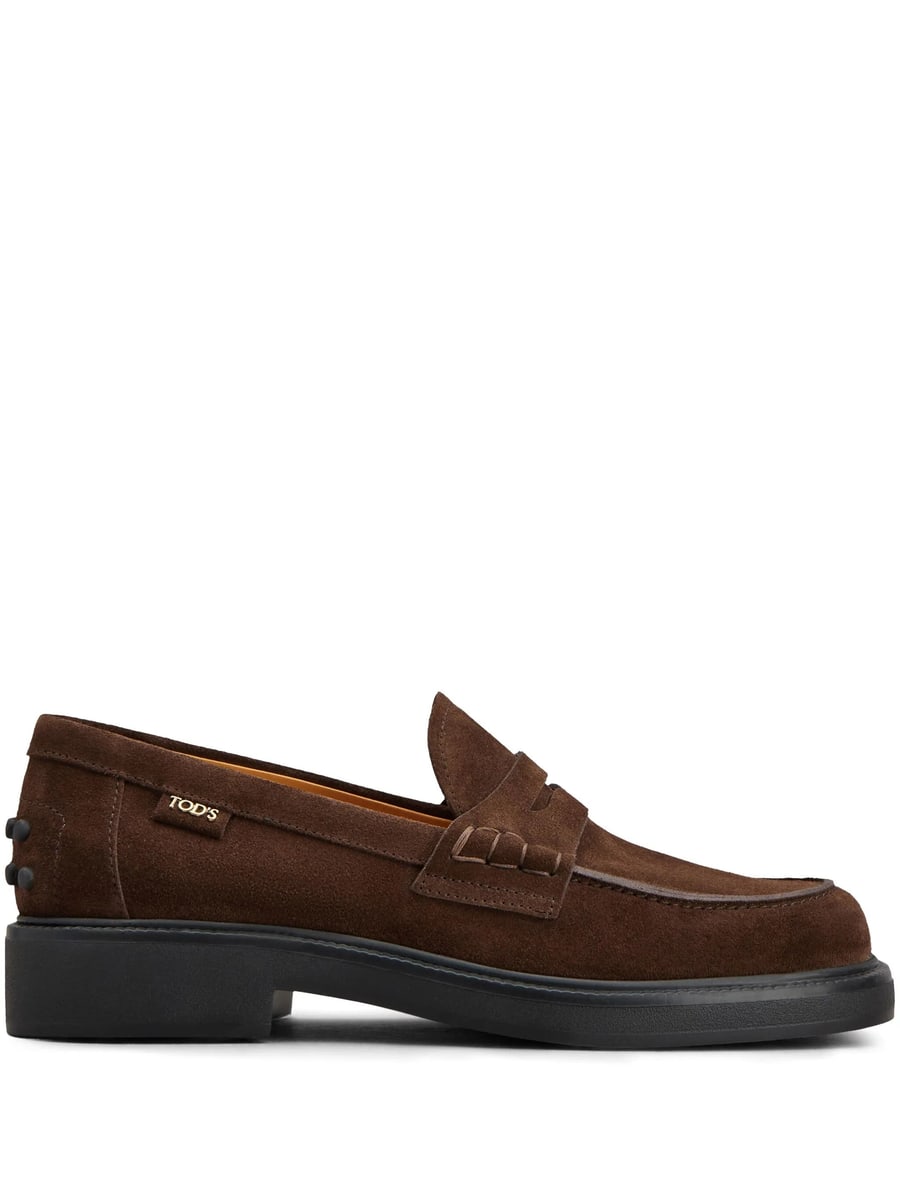 Tod's Tod's Round-toe Leather Loafers