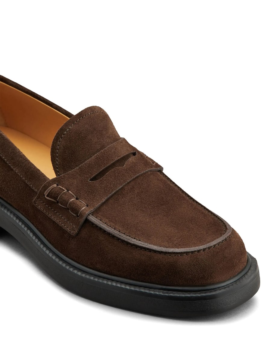Tod's Tod's Round-toe Leather Loafers, view 4