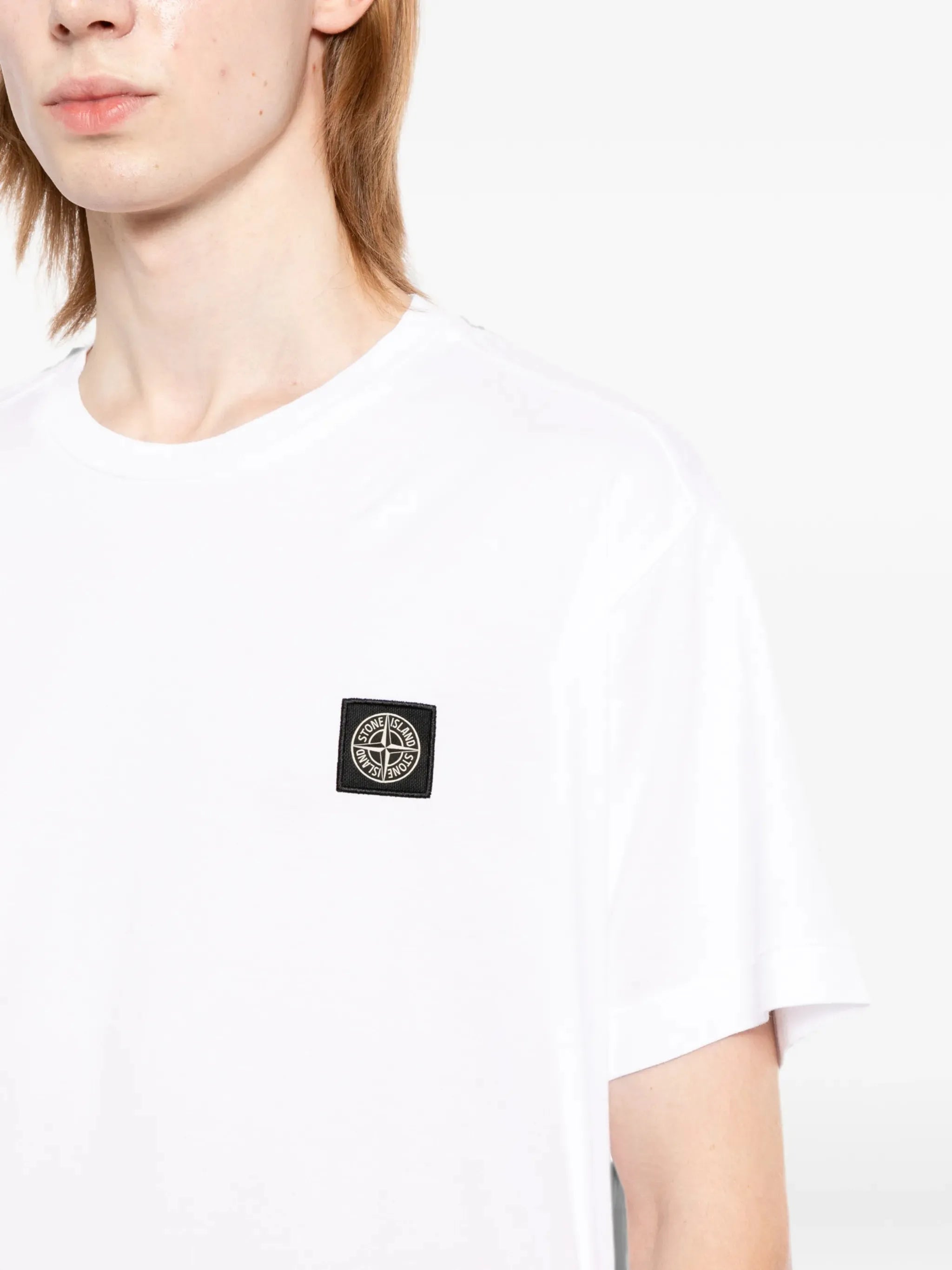 Stone Island Stone Island Cotton Jersey Polo Shirt, view 2