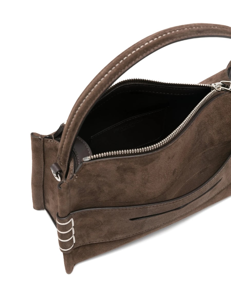 JW Anderson Jw Anderson Small Loafer Suede Top Handle Bag, view 2