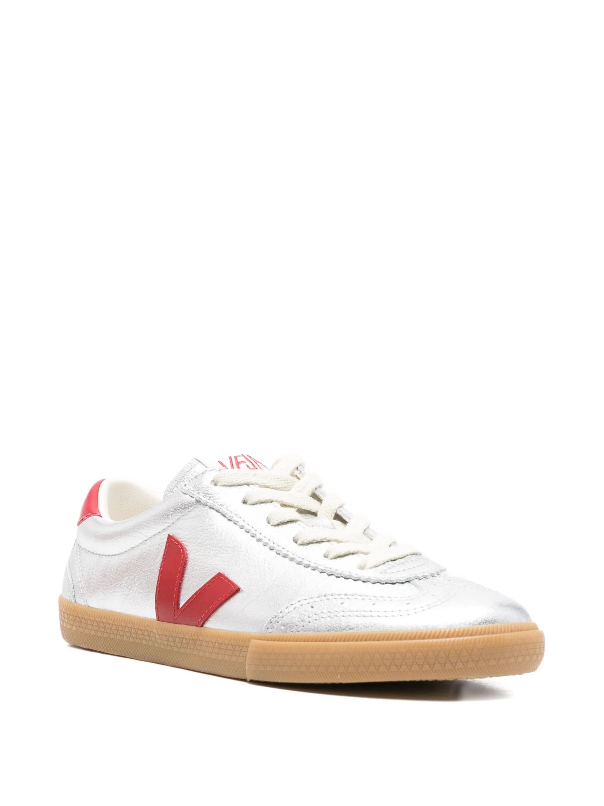Veja Veja Volley Leather Silver Pepper Sneakers, view 2
