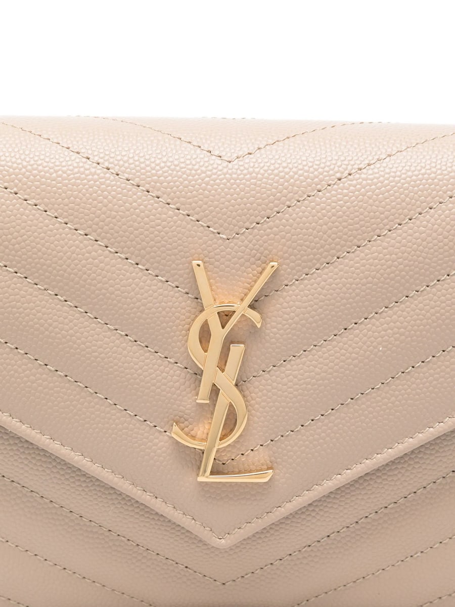 Saint Laurent Saint Laurent Cassandre Chain-strap Leather Shoulder Bag, view 2