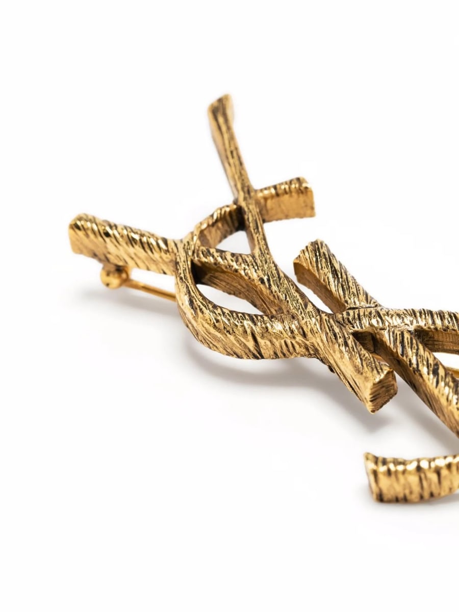 Saint Laurent Saint Laurent Opyum Brooch, view 3