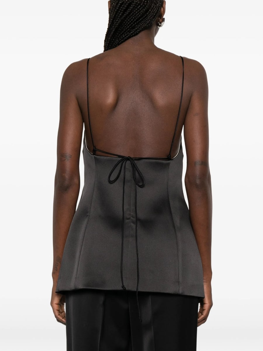 Rohe Rohe Spaghetti-strap Sleeveless Top, view 3