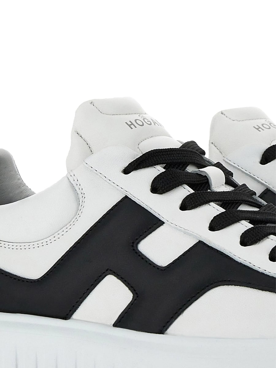 Hogan Hogan H-Stripes Leather Sneakers, view 2