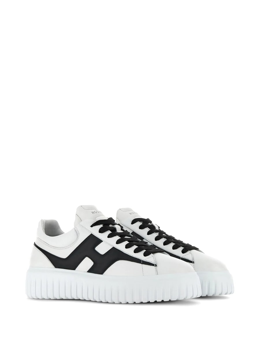 Hogan Hogan H-Stripes Leather Sneakers, view 4
