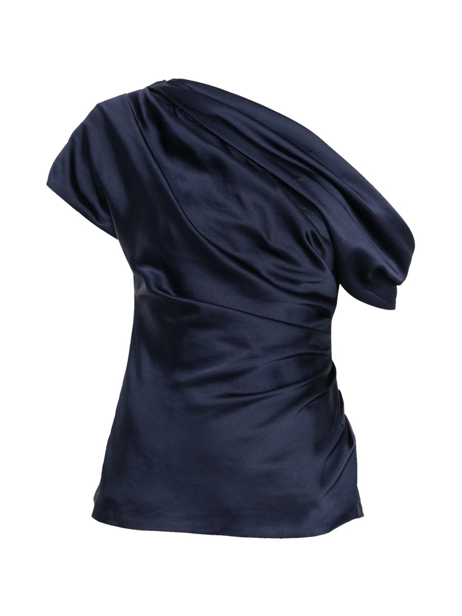 Simkhai Simkhai One-shoulder Draped Top