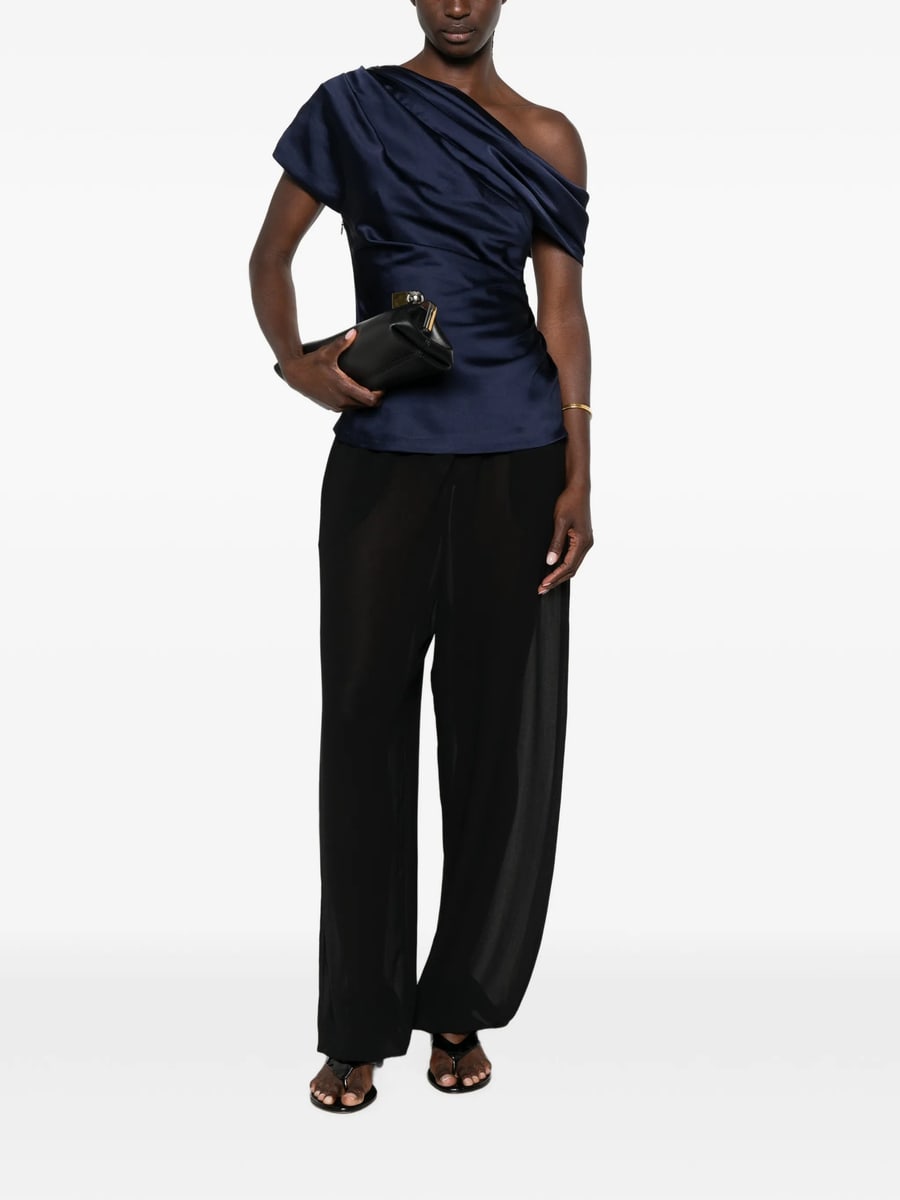 Simkhai Simkhai One-shoulder Draped Top, view 2