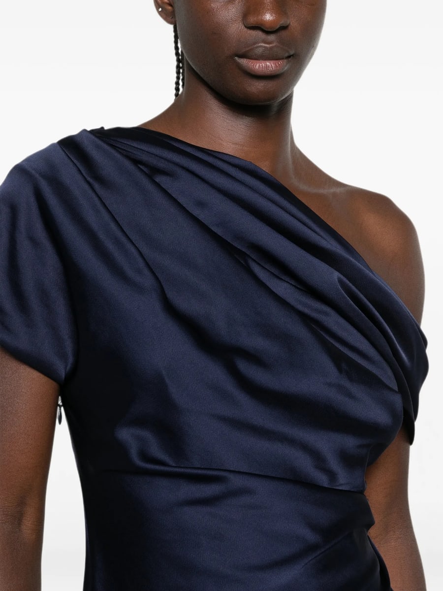 Simkhai Simkhai One-shoulder Draped Top, view 3