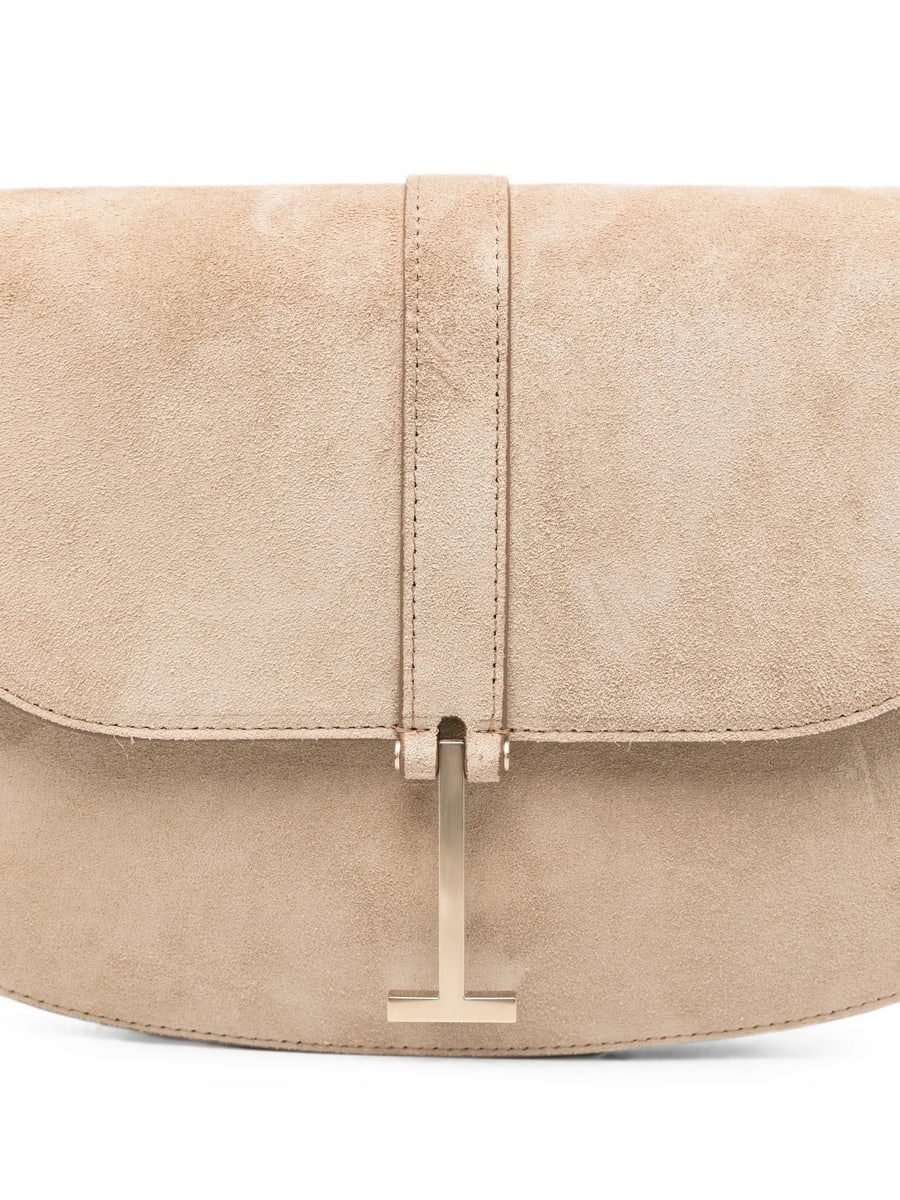 Tom Ford Tom Ford Small Kara T-bar Suede Crossbody Bag, view 3