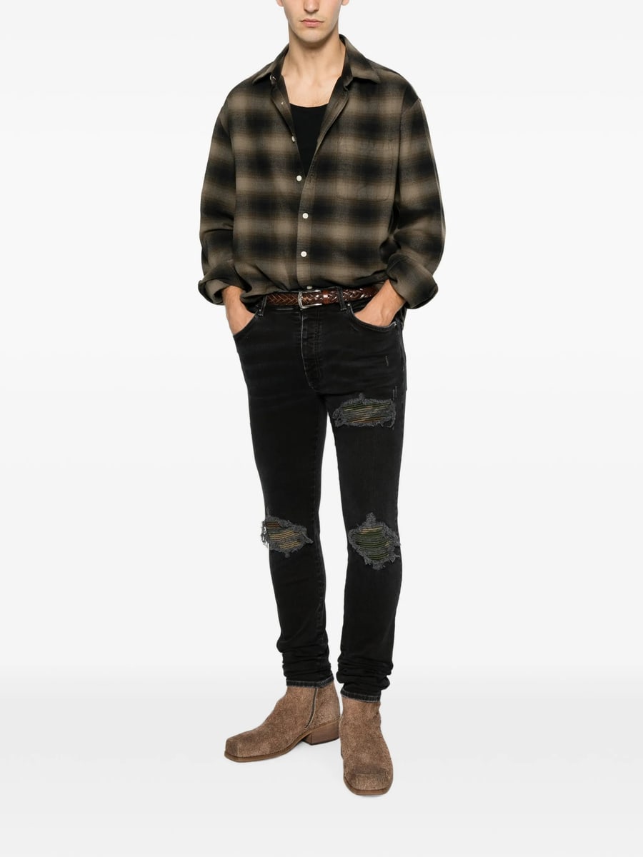 Amiri Amiri MX1 Camo-patch Jeans, view 2