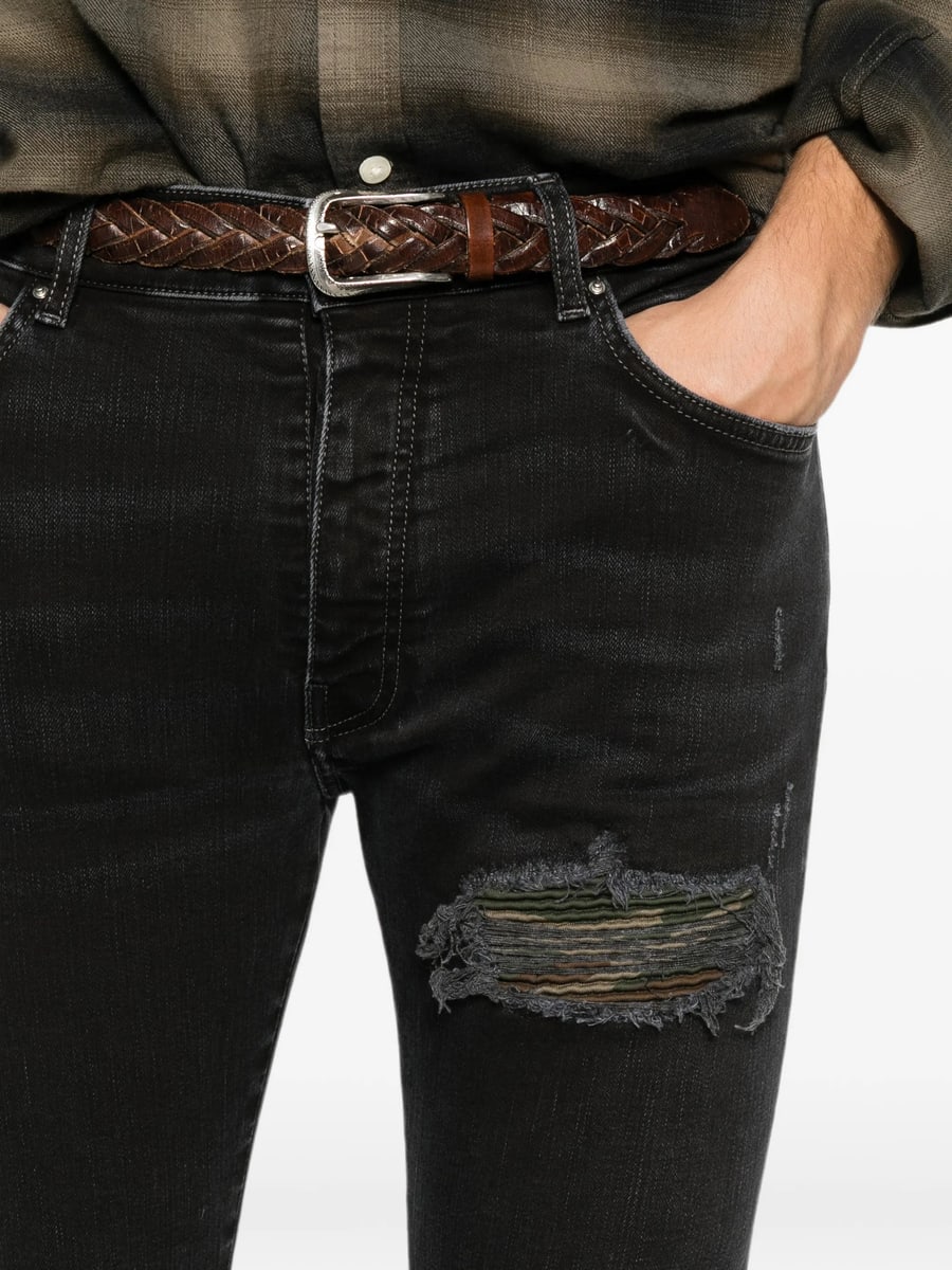 Amiri Amiri MX1 Camo-patch Jeans, view 5