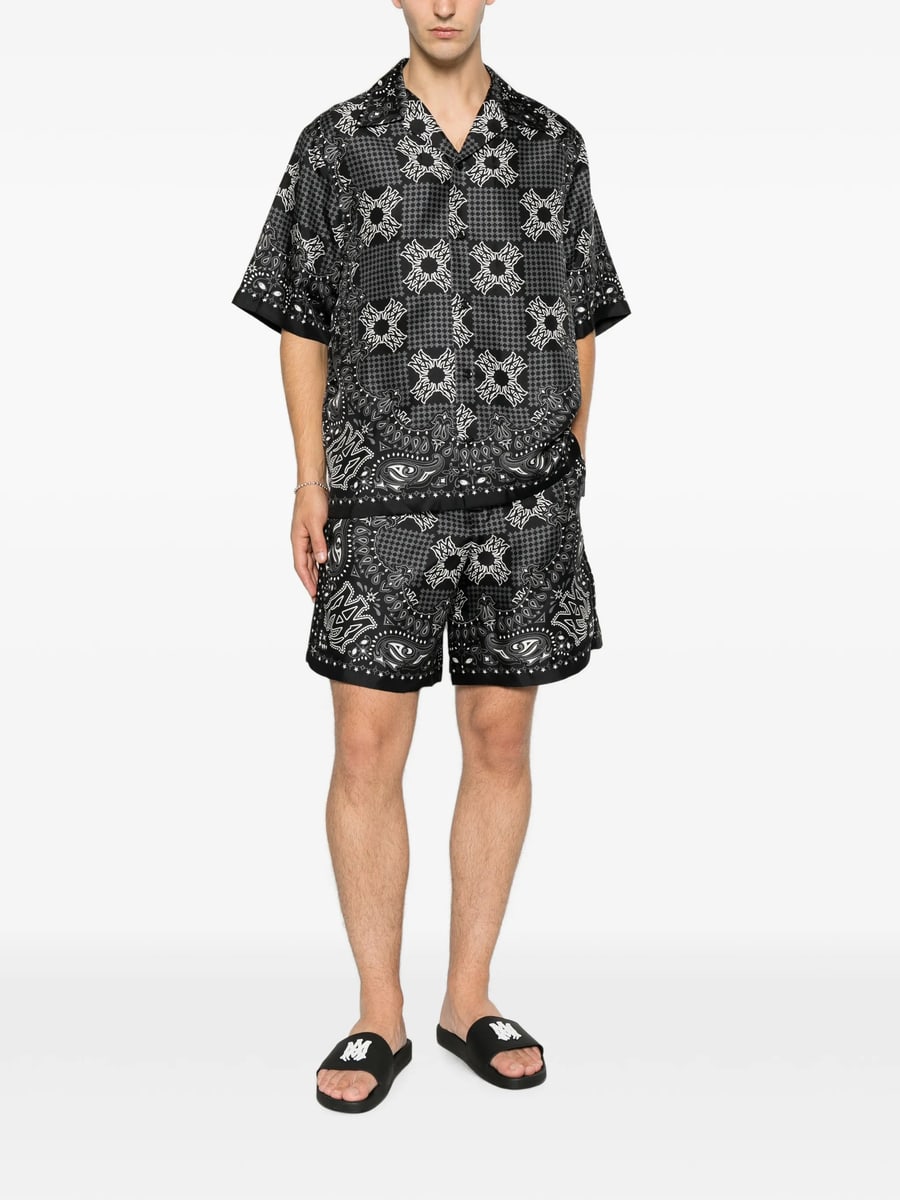 Amiri Amiri MA Check Shorts, view 3