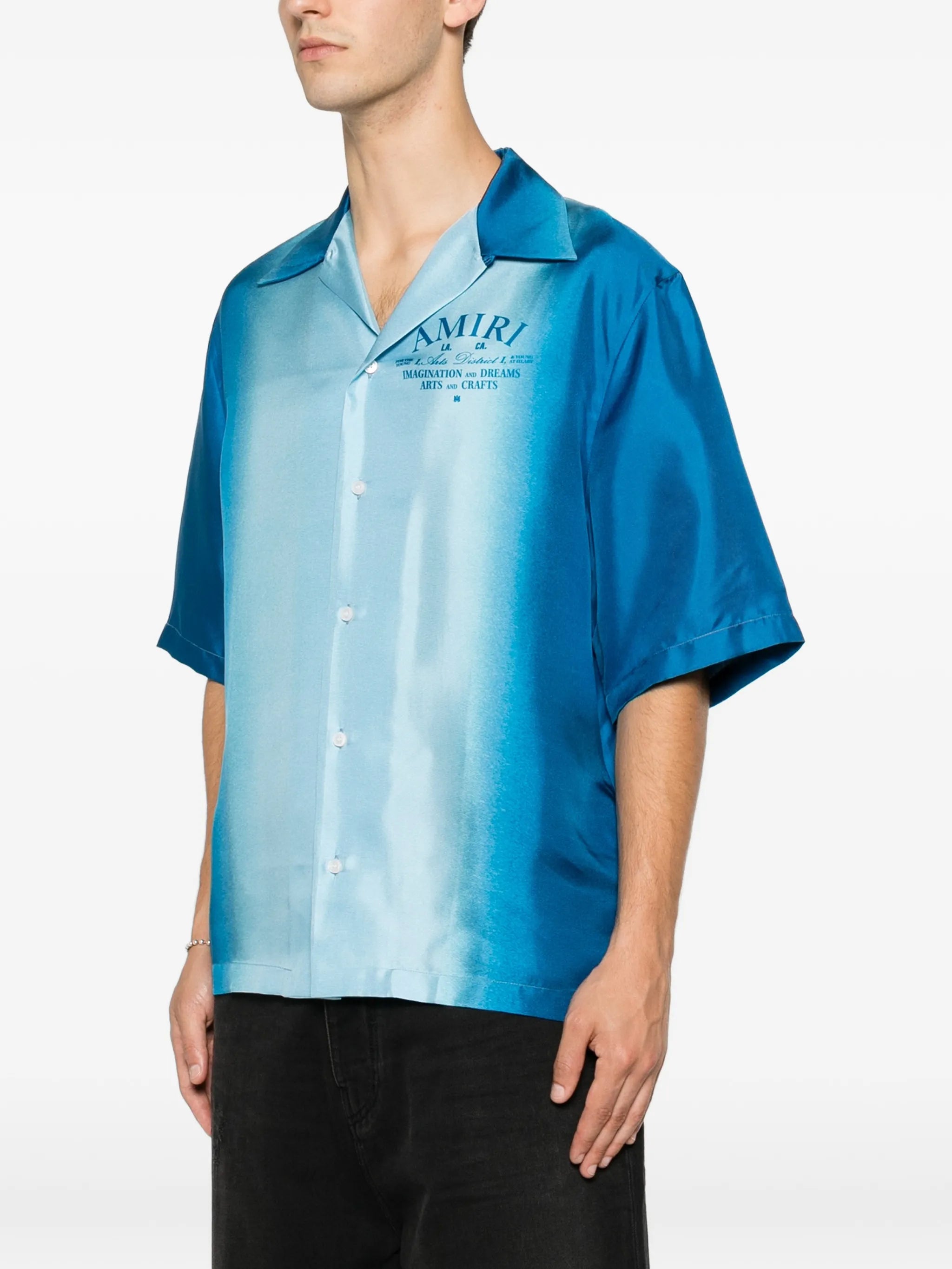 Amiri Amiri Arts District Camp Shirt, view 2