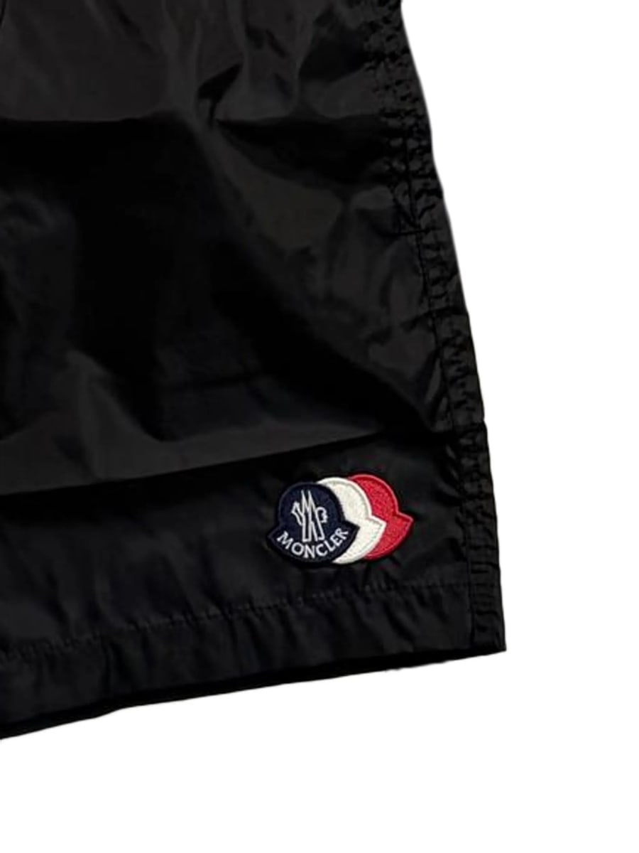 Moncler Moncler Logo-patch Swim Shorts, view 2